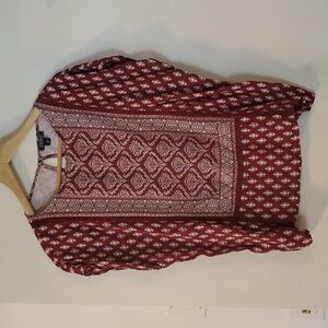 Lucky brand boho sleeveless top size large